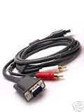 Official XVIDIA (TM) Xbox 360 VGA 2RCA Component Audio Cable for X Box / XBOX360 Plus Original Apple iPOD Pink Sock (see photo)!