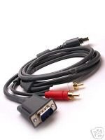 Official XVIDIA (TM) Xbox 360 VGA 2RCA Component Audio Cable for X Box / XBOX360 Plus Original Apple iPOD Pink Sock (see photo)!
