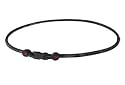 Phiten X30 Necklace, Black/Gray, 22"