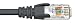 0.5m Black Cat5e Network Cable