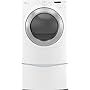 Whirlpool Duet Steam : WED9500TW 27in Electric Steam Dryer White with Brushed Chrome Accents