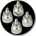 Sharkoon THUMB SCREWS Schrauben f�r PC-Geh�use SILBER