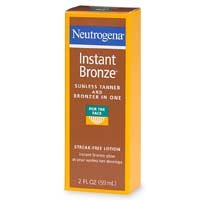 Neutrogena Instant Bronze, Sunless Tanner and Bronzer for the Face - 2 fl oz