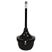 Office Products : EXCELL METAL PRODUCTS CO / EXCSRS1BLK / Smokers Oasis Receptacle, Round, Steel, 4.5gal, Black / Sold as 1 EA