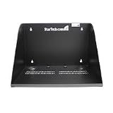 StarTech.com 17-Inch Deep Vented Server Room Equipment Wall Mount Shelf WALLSHELF (Black)