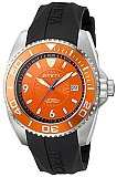 Invicta Pro Diver Sport Automatic Rubber Strap Orange Dial Watch 6059