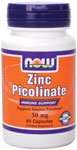 Zinc Picolinate by NOW Foods - Minerals (50 mg - 60 Capsules)
