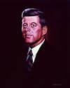 John F. Kennedy, Art Poster by John Zaccheo