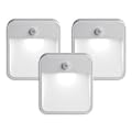 Pack of Three Mr Beams wireless PIR motion sensor battery powered LED night light