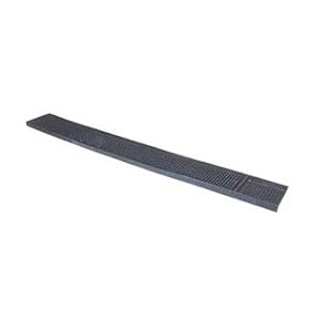 Rubber Bar Serving Mat, 27 x 3-1 4, Black by Winco