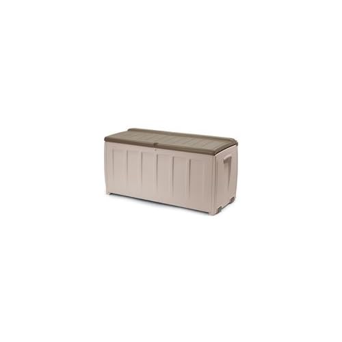 & Keter Deck Box with Seat 90Gallon (Discontinued by Manufacturer
