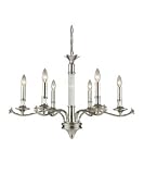 ELK Lighting Savanti 6-Light Chandelier In Polished Nickel