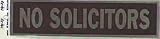 Hy-Ko #427 2x8 No Solicitors Sign