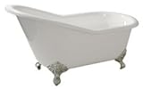 IMAGE OF Randolph Morris Slipper Clawfoot Tub LG67SL0WSIC Chrome Feet