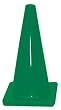 18" Bright Traffic Cone - Green - Sports Team Practice - Set of Two (2)
