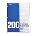 Mead Wide-Ruled Notebook Filler Paper, 16# Weight, 8in. x 10 1/2in., 3-Hole Punched, Pack Of 200 Sheets