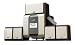 Genius SW-HF5.1 3000 80 Watts RMS (3000 Watts PMPO) 5 Channels Surround Speakers w/ Subwoofer with Romote Control