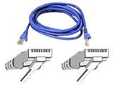 Belkin 25ft Fast CAT5E Blue Patch Cord Snagless -