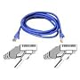 Belkin 25ft Fast CAT5E Blue Patch Cord Snagless -