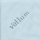 ADP 8.5 x 11 - LIGHT BLUE Vellum Single Sheet