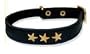 11.5" inch black Leather cat collar -black leather cat collar for your pet