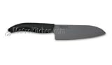 Review Kyocera FK-140 BK / Kyocera Revolution Series 5.5 Inch Santoku Knife, Black Blade