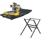 Tools : DEWALT D24000S Heavy-Duty 10 inch Wet Tile Saw with Stand