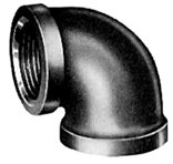 4 GALV 90D ELBOW