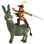 Cute Shrek Donkey And Puss in Boots Resin Figure Toys
