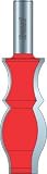 Freud 99-418 Wide Crown Molding Router Bit with TiCo Hi-Density Carbide 1/2