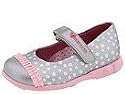 Agatha Ruiz De La Prada Kids 081218 (Infant/Toddler/Youth) | Girls Shoes Silver Metallic Leather