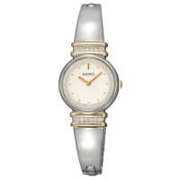 Unisex Casio SUJG32@Wmns SlvrTne Crystal Acct White Dial WR 30 Meters