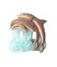 Tools & Hardware : double switch decorative switch plate cover - Dolphin, double decorative switch plate