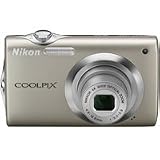 Nikon Coolpix S3000 Digital Camera, Champagne Silver - Refurbished by Nikon U.S.A.