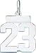 Sterling Silver Small Number 11 Charm