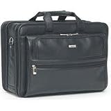 SOLO Classic Collection Leather Laptop Portfolio with Padded Pocket for 15.6-Inch Notebook Computers (D941-4)