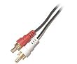 Steren - Audio cable - 26 AWG - RCA (M) - RCA (M) - 3 ft - shielded - black