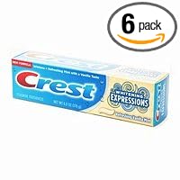 Crest Whitening Expressions , Fresh Vanilla Mint, 6-Ounce Boxes (Pack of 6)