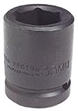 Stanley Proto J10063M 6 Point 1 Drive Impact Socket, 63 mm