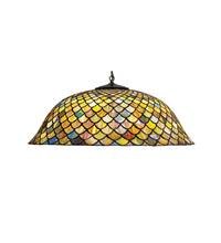 24 Inch W Tiffany Fishscale Pendant Ceiling Fixture
