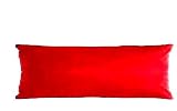 from SOFTOUCH *PAIR*OF BODY /BOLSTER PILLOW 19X54CASE/COVER ONLY -RED