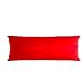 *PAIR*OF BODY /BOLSTER PILLOW 19"X54"CASE/COVER ONLY -RED