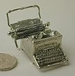 Miniature Typewriter in Pewter by Warwick Miniatures