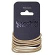 Smoothies Flat Metal-Free Mini Pony Tail Holders Blond 7 Pack