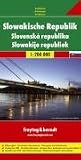 Slowakische Republik 1 : 200 000. Autokarte. GPS-tauglich, Touristische Informationen, Ortsregister mit Postleitzahlen