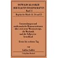 Unterredungen und mathematische Demonstrationen: �ber zwei neue Wissenszweige, die Mechanik und die Fallgesetze betreffend. Erster bis sechster Tag 1638
