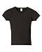 Anvils Womens 1 x 1 Ribbed Scoop Neck T-Shirt