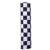 Big Black and White Check Neckerchief Size: 36 x 25