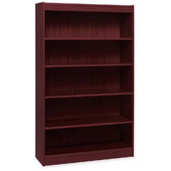 Lorell Panel End Hardwood Veneer Bookcase