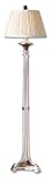 Uttermost Providence Silver Plated Metal Pleated Floor Lamp